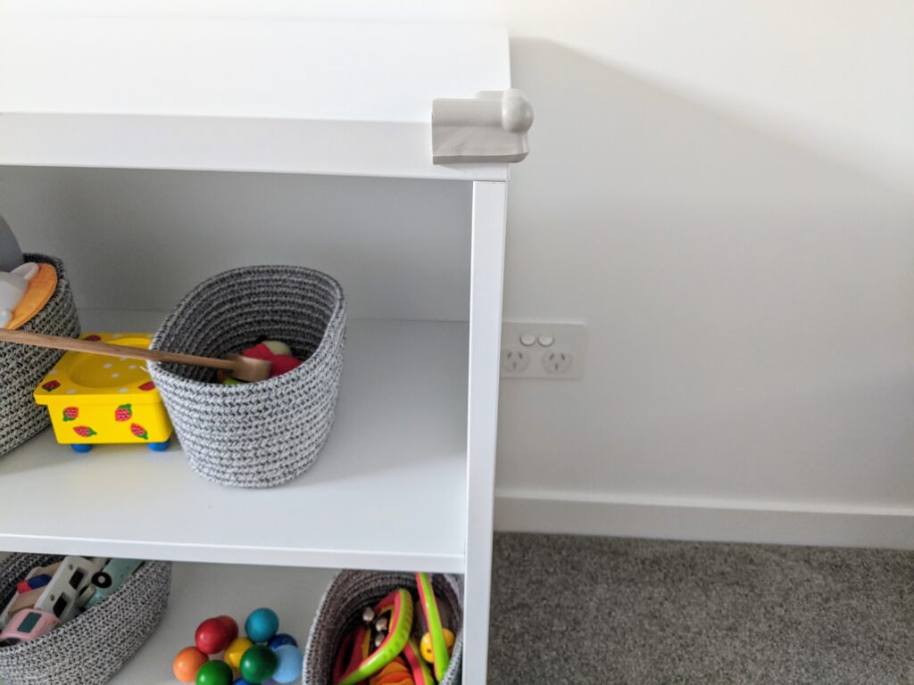 Cover sharp edges for babyproofing 
