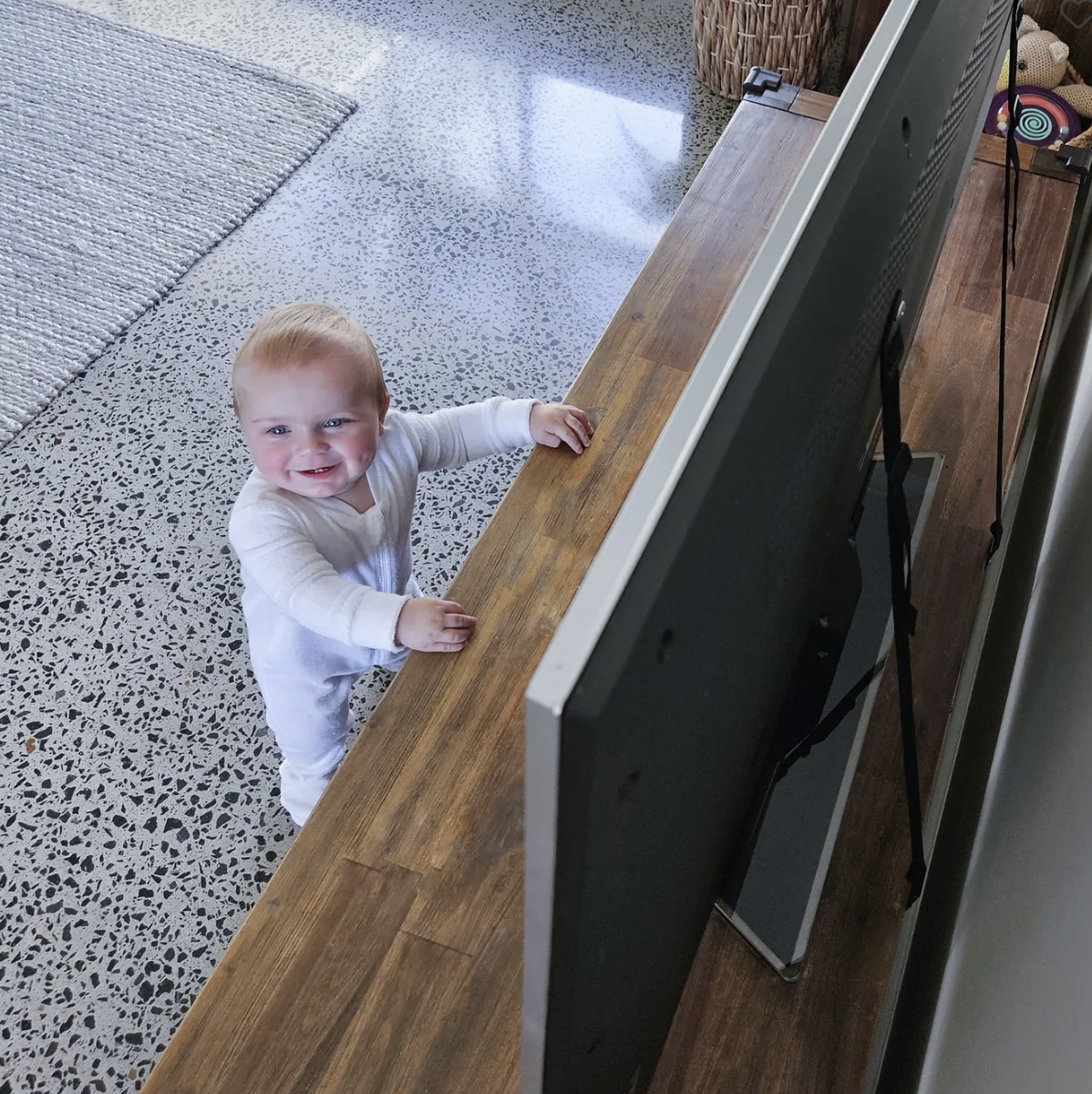 Baby Proofing a TV