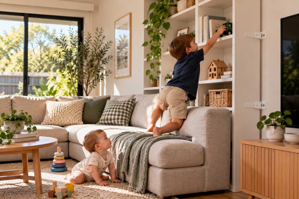 Baby Proofing Older Sibling Furniture Anchor