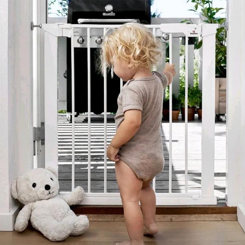 Pressure Mounted Baby Gate - Baby Proofing Sydney