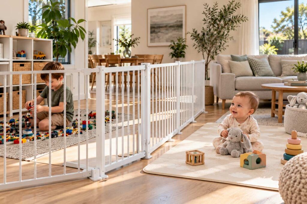 Using Baby Gates To Create Zones